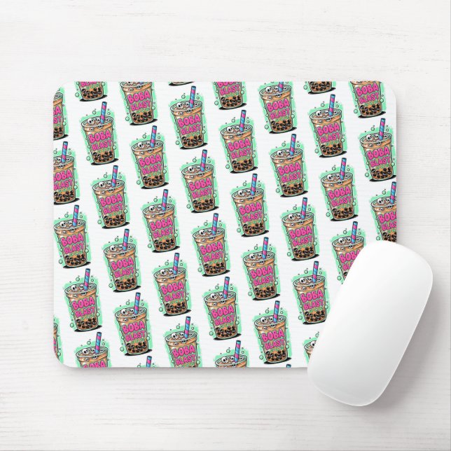 Boba Blast – Sip or Die! Mousepad (Com mouse)