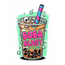 Boba Blast – Sip or Die! Poster