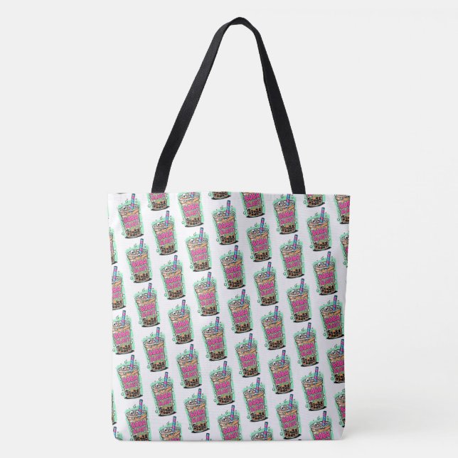 Boba Blast – Sip or Die! Tote Bag (Frente)