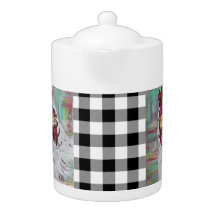 Bobo Galinha e Pote de chá