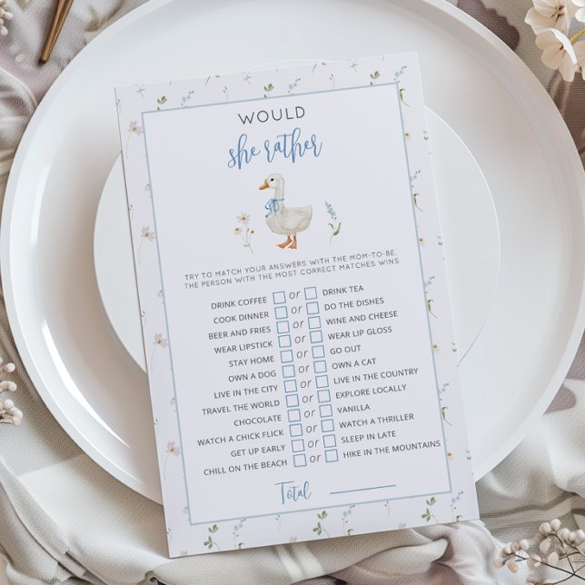 Bobo Goose Ela preferencialmente jogo de Chá de fr (Criador carregado)