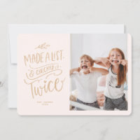 Bobo Kids Cartões de foto de Natal fez uma placa d