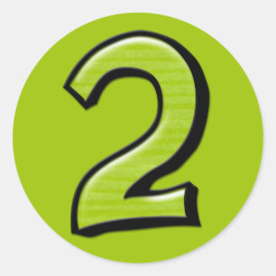 Bobos com 2 adesivos verdes