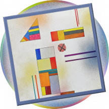 Boca de vidro - "Hartweich, nº 390" - Kandinsky