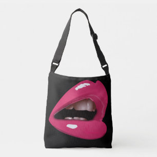 BOCA LÁBIOS ROSA BOLSAS TRANSVERSAIS TOTES