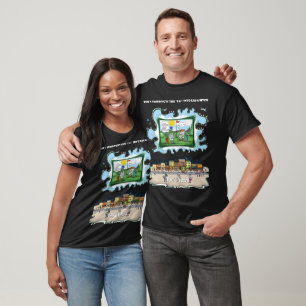 Boca Suja Camiseta preta de humor satírico