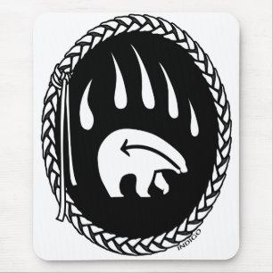 Boca Tribal Arte Mousepad Na moda Wildlife Mousepa