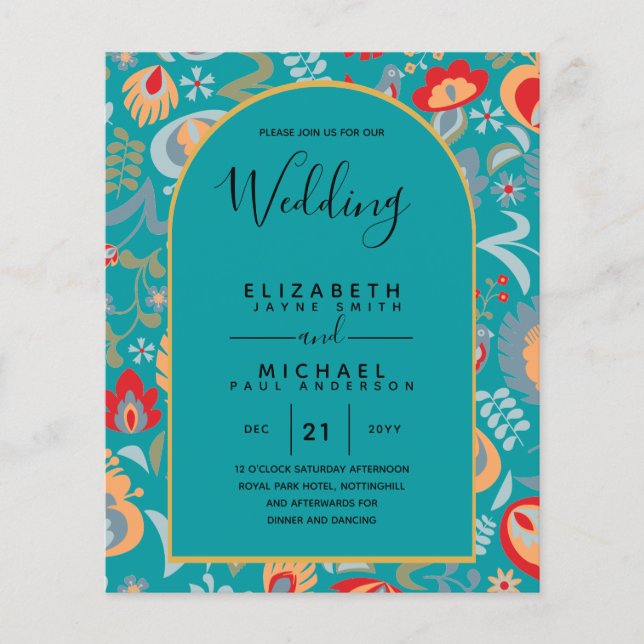 Boda de Inglês Bilíngue - Espanhol (Frente)