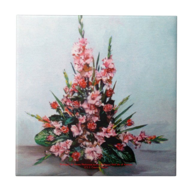 Bodegón de flores/Still life of flowers (Frente)