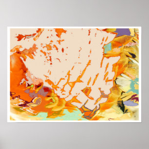 Bodhidharma atravessa o rio Poster Art