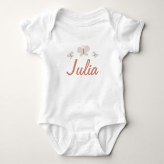 Body de Bebê 'Butterfly Baby' com Camiseta de Nome