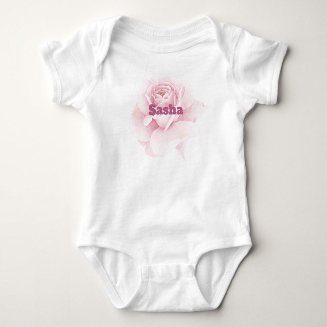 Body de Bebê Camiseta Boneca Bebê Babador (Frente)