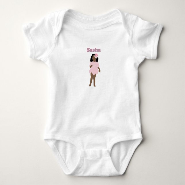 Body de Bebê Camiseta Lil Doll (Frente)