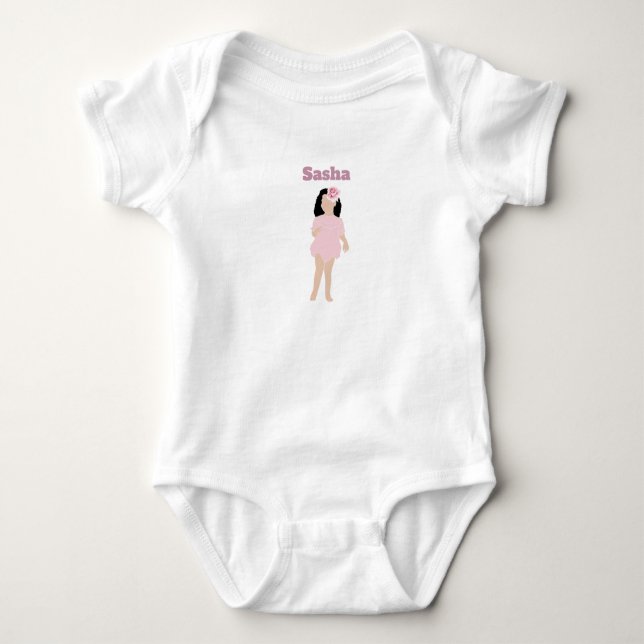 Body de Bebê Camiseta Lil Doll (Frente)