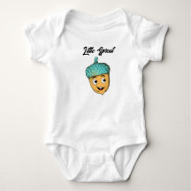 Body de Bebê Camiseta Smiling Acorn