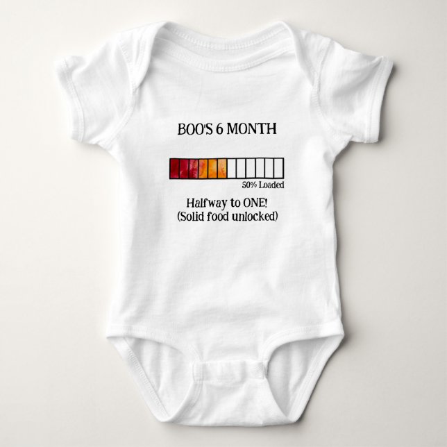 Body de Bebê com Marca de Água Divertida para Marc (Frente)