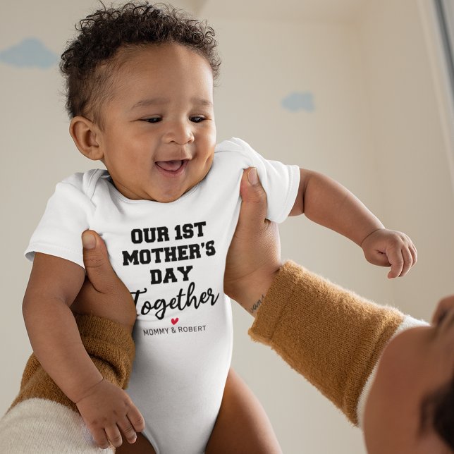 Body de Bebê para o Primeiro Dia das Mães Juntos (Criador carregado)