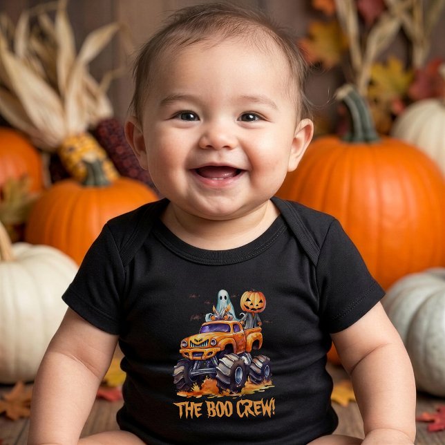 Body de Halloween para Bebê Custom Boo Crew (Criador carregado)