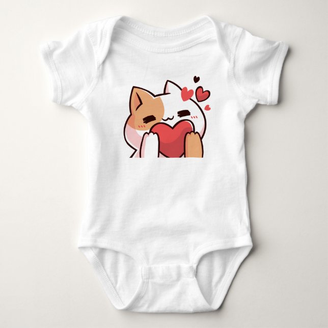  body de jersey para bebê  (Frente)
