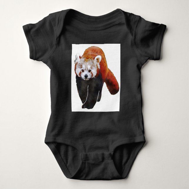 Body de Jersey para Bebê com Design Fofo de Panda (Frente)