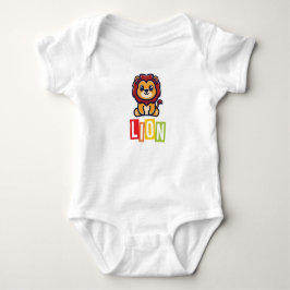 Body de Jersey para Bebê Leão