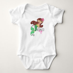 Body de Jersey para Bebê Mermaid Life