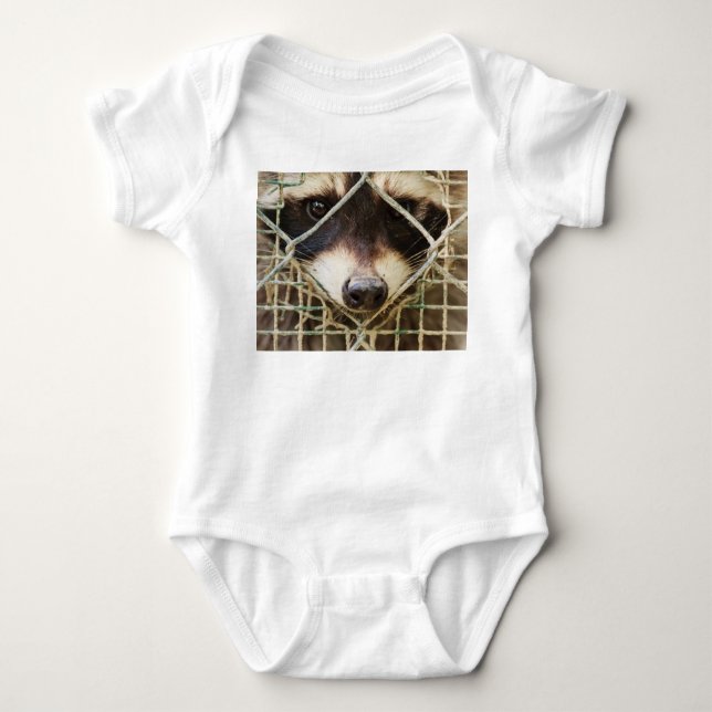 Body de Jersey para Bebê RACCON (Frente)