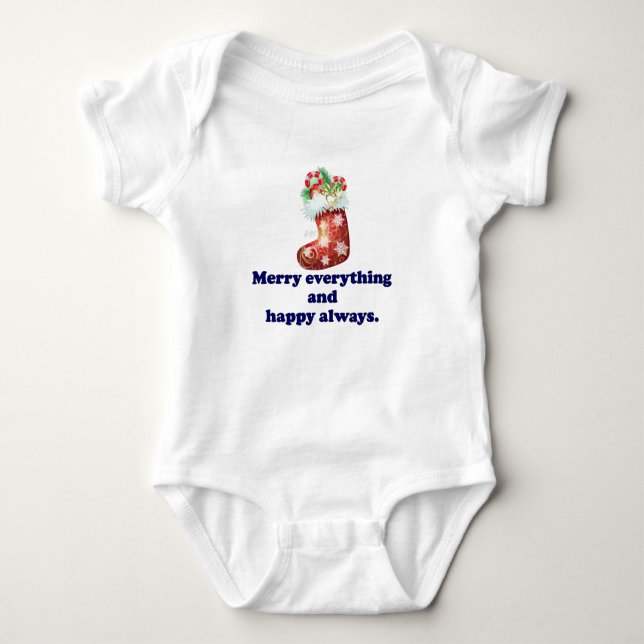Body de Natal para Bebê (Frente)