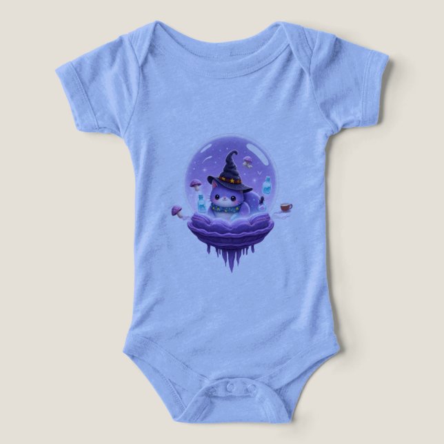Body Infantil Cosmic Witch Cat Kawaii Baby (Design frontal)