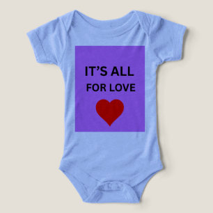 Body Infantil 'É Tudo por Amor'