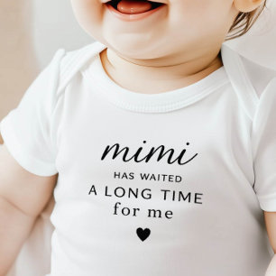 Body Mimi Has Waited para Bebê de Presente