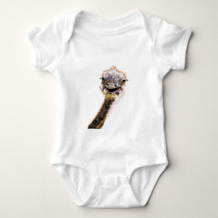 Body ou Camiseta de Bebê do Avestruz Engraçado