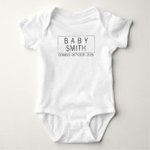 Body para Anúncio de Bebê 