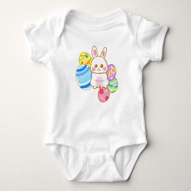 Body Para Bebê イースターラビット　Easter rabbit (Frente)