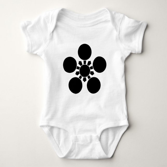 BODY PARA BEBÊ 加賀梅鉢 (Frente)