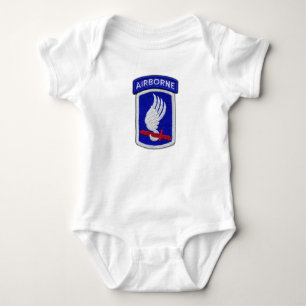 Body Para Bebê 173rd T-shirt da criança do remendo da brigada