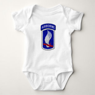 Body Para Bebê 173rd T-shirt da criança do remendo da brigada
