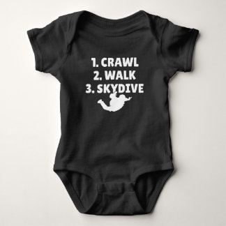 Body Para Bebê 1.Crawl 2.Walk 3.Skydive