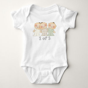 Body Para Bebê 1 de 3 objectivas triplas