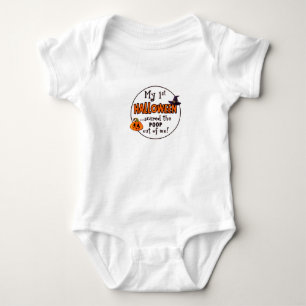 Body Para Bebê 1rua De Halloween Assustou O Poop De Mim