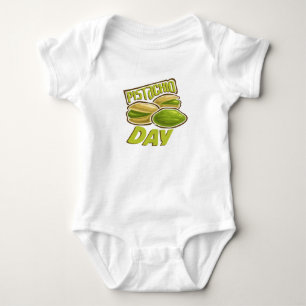 Body Para Bebê 26 de fevereiro - dia do Pistachio