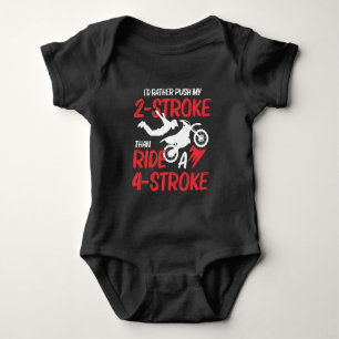 Body Para Bebê 2 Traço MX Motocross Dirt Bike Rider supercross