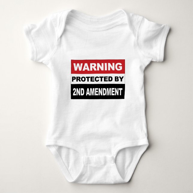 Body Para Bebê 2nd-amendment (Frente)
