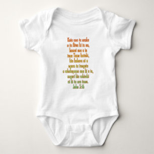 Body Para Bebê 3:16 de John maori