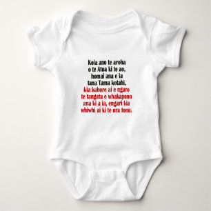 Body Para Bebê 3:16 II maori de John