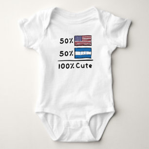 Body Para Bebê 50% dos americanos 50% hondurenhos 100% Cute Hondu