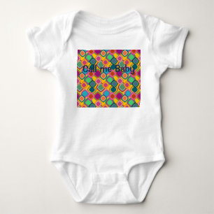 Body Para Bebê 70s Cores