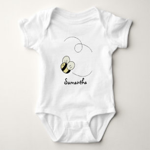 Body Para Bebê A abelha bonito feliz Bumble o Creeper do bebê da
