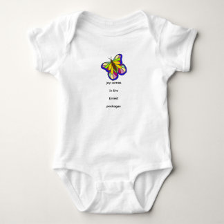 Body Para Bebê A alegria vem nos menores pacotes Body de Bebê