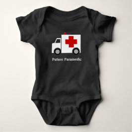 Body Para Bebê A ambulância | personalizou o paramédico futuro de